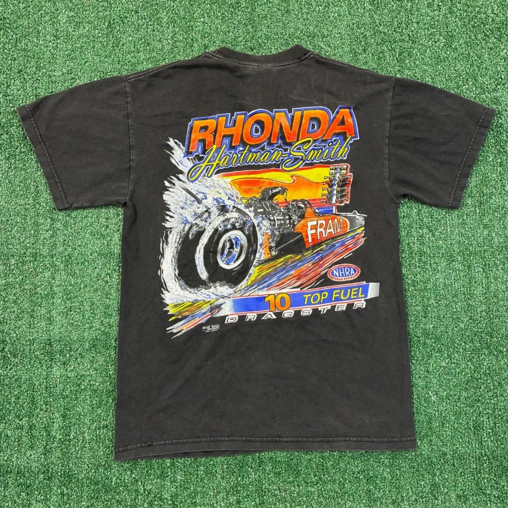 Vintage Rhonda Hartman-Smith NHRA Racing‎ T-shirt